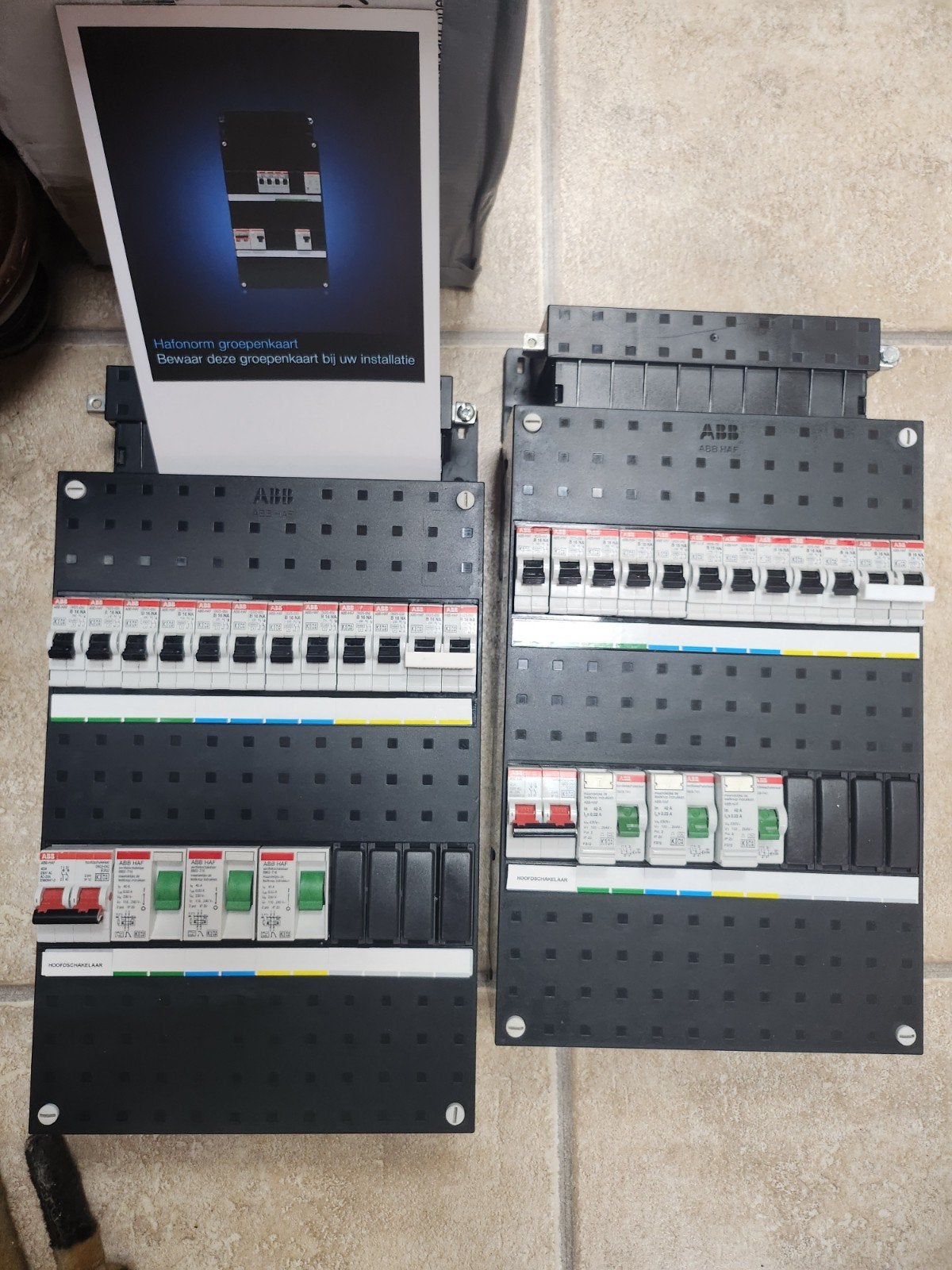 abb groepenkast 1/3fase 12 flexomaten, Ophalen, Zo goed als nieuw, Overige typen