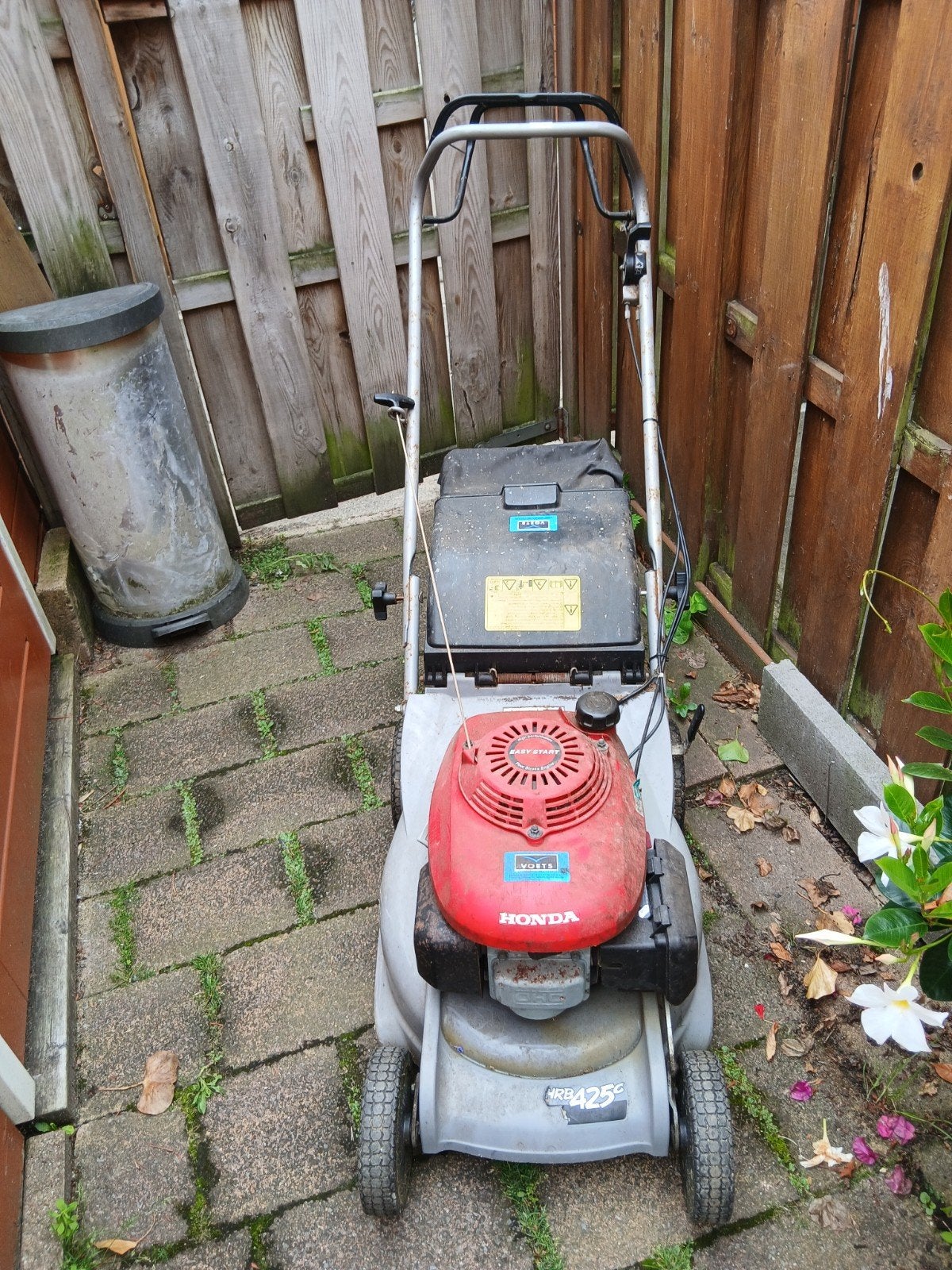 Honda benzine grasmaaier, Ophalen, Gebruikt