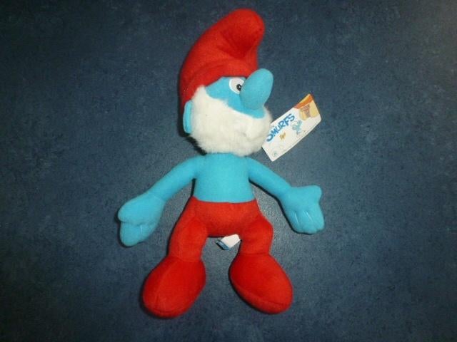 NIEUW 1 super mooie grote smurf knuffel 34 cm, Ophalen of Verzenden, Nieuw, Overige typen