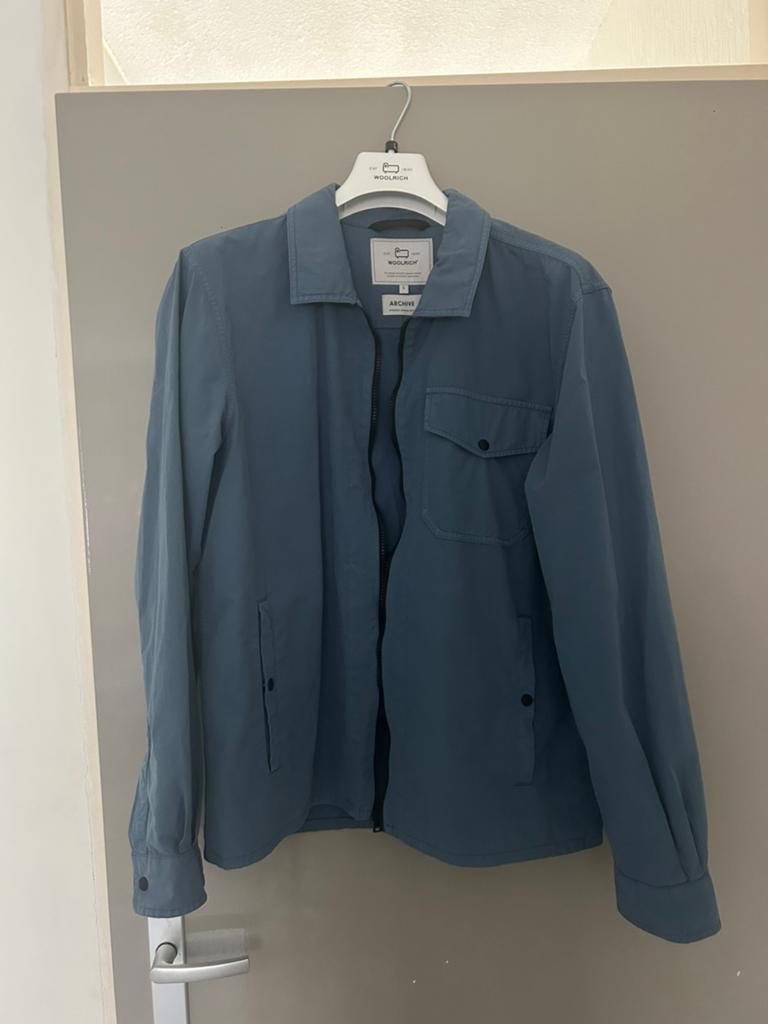 Woolrich tussen jas Men Gabardine Aviation L (ongedragen), Ophalen of Verzenden, Nieuw, Maat 48/50 (M), Blauw
