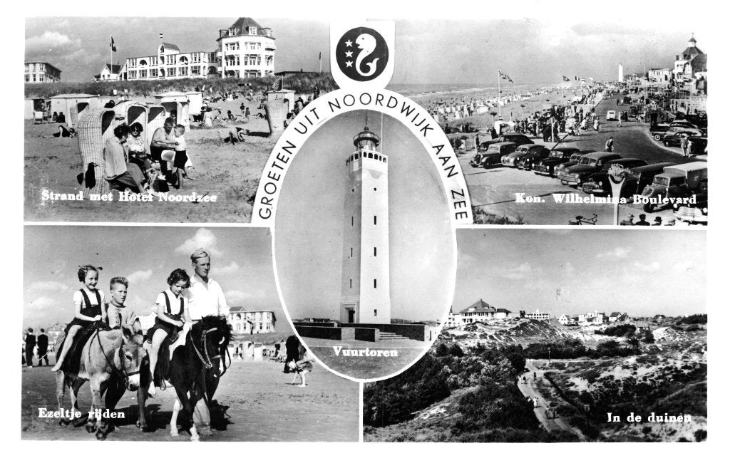 968147	Noordwijk	aan Zee	ZH 1952	Postzegel afgeweekt, Ophalen of Verzenden, 1940 tot 1960, Gelopen, Zuid-Holland