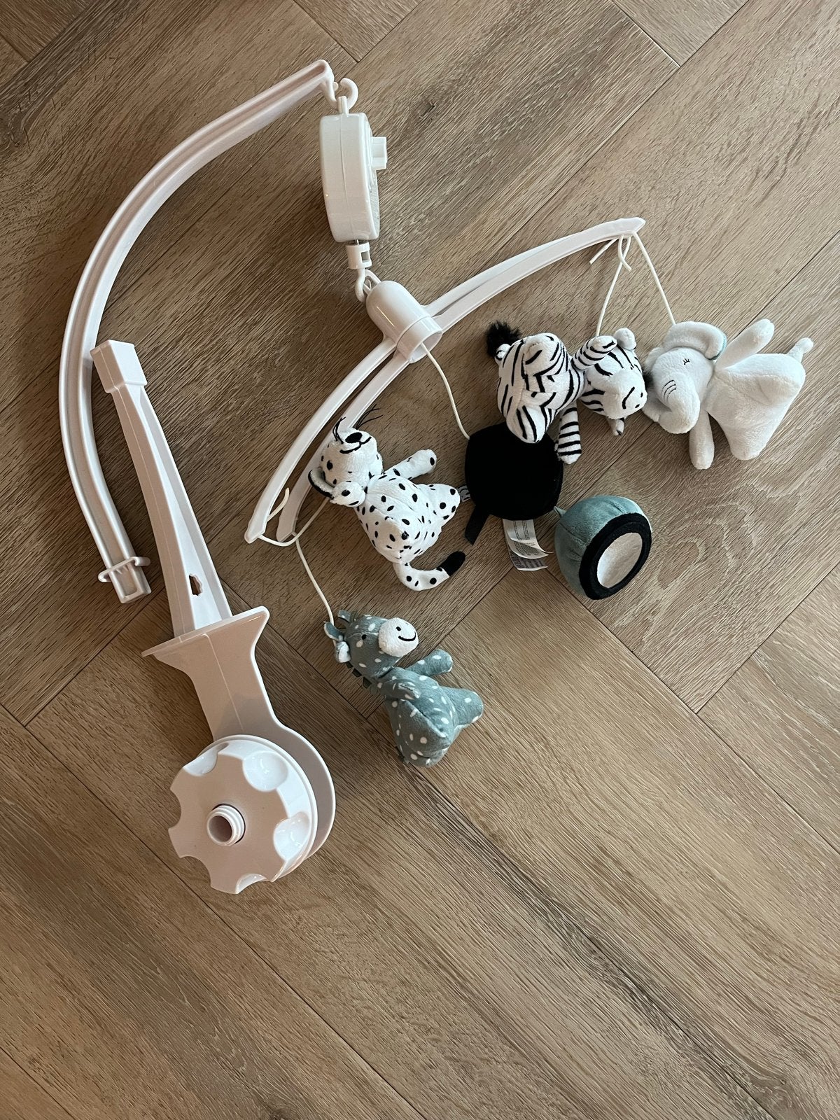 Boxmobiel met safari dieren en geluid, Kinderen en Baby's, Ophalen of Verzenden, Zo goed als nieuw, Mobiel, Met geluid