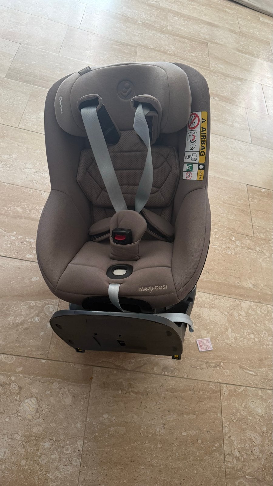 Maxi Cosi Mica 360 Pro slide Truffle autostoel, Ophalen, 0 t/m 18 kg, Verstelbare rugleuning, Zo goed als nieuw