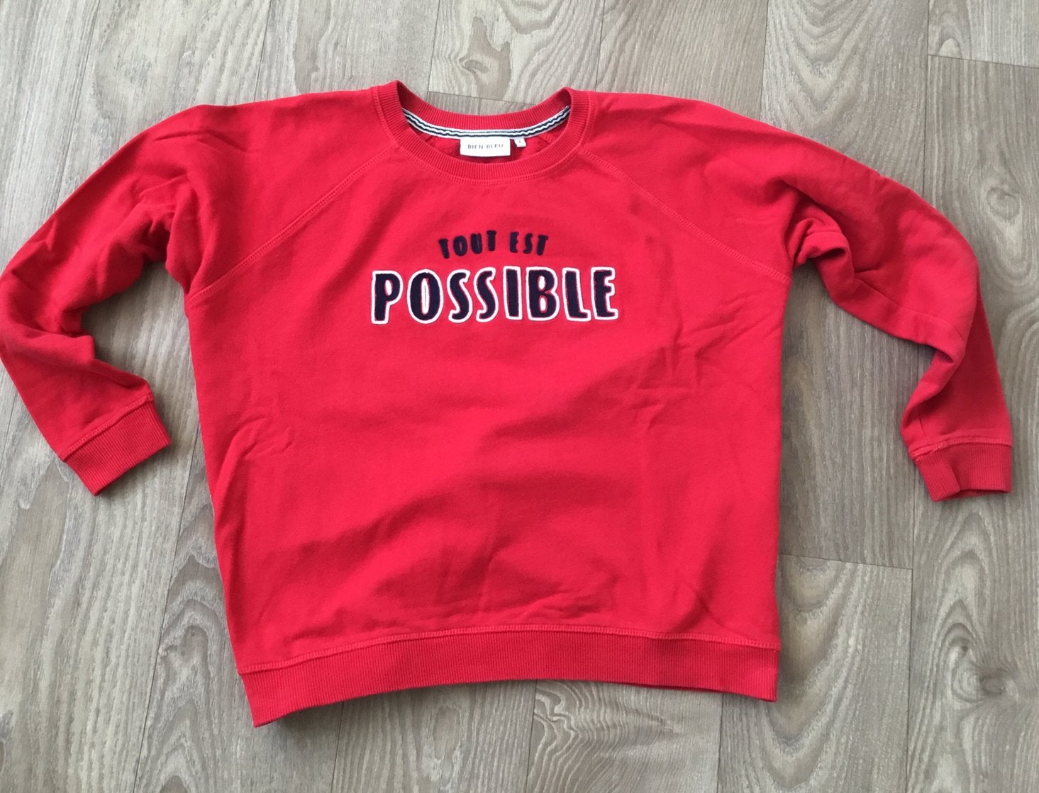 Dames sweater rood Bien Bleu maat S in zeer goede staat, Ophalen of Verzenden, Zo goed als nieuw, Maat 36 (S), Rood