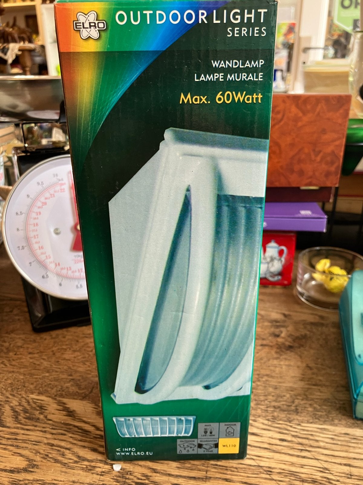 Elro Buitenlamp Wandlamp Max. 60W - Nieuw in doos, Ophalen of Verzenden, Nieuw
