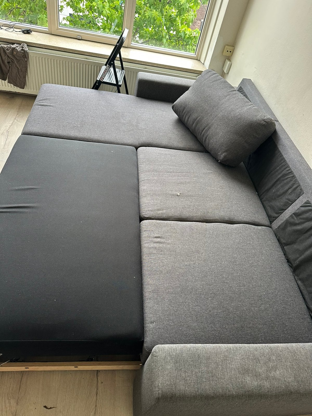 Slaapbank IKEA, Ophalen, Gebruikt, Tweepersoons, 140 cm