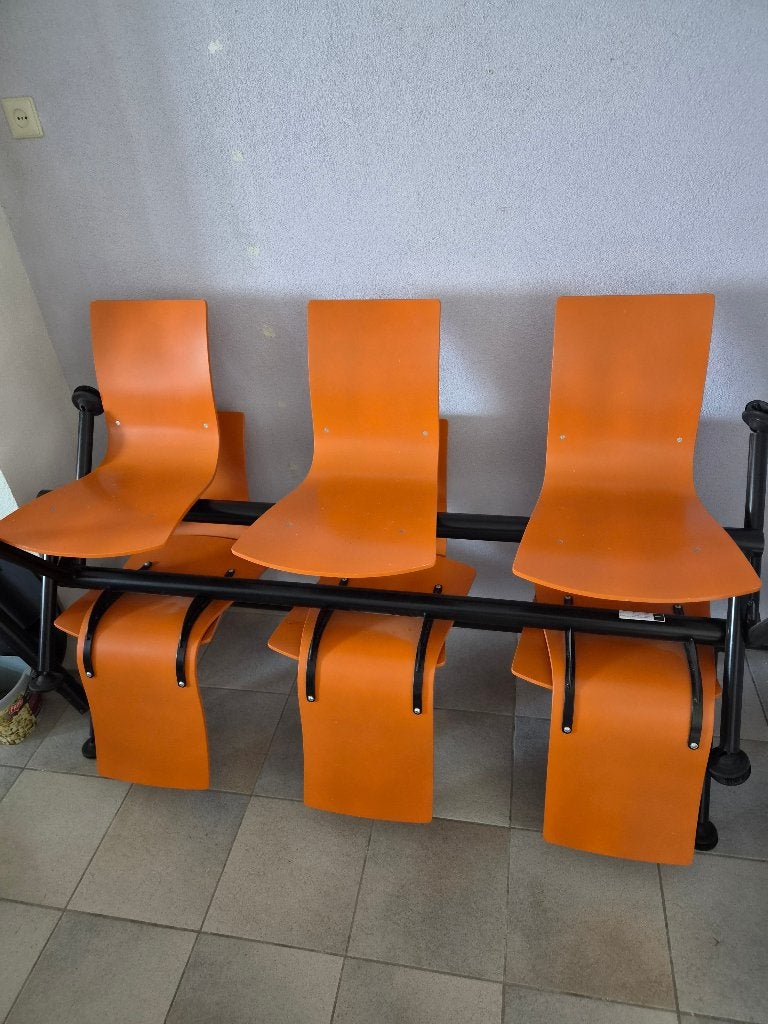 Eromes geschakelde praktijkstoelen, Ophalen, Gebruikt, Overige kleuren, Vijf, Zes of meer stoelen