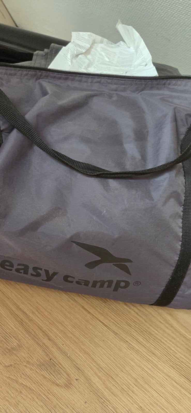 Easy Tent Tornado 400 - 4-persoons tent met pomp, Caravans en Kamperen, Ophalen