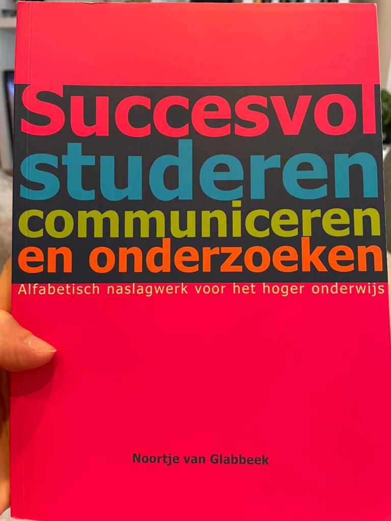 Succesvol studeren, communiceren en onderzoeken, N. van Glabbeek, Ophalen of Verzenden, Zo goed als nieuw, Nederlands