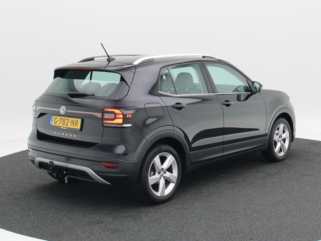 Volkswagen T-Cross 1.0 TSi Style Automaat | Beats Audio | Ad, Auto's, Volkswagen, Gebruikt, Euro 6, 116 pk, Zwart