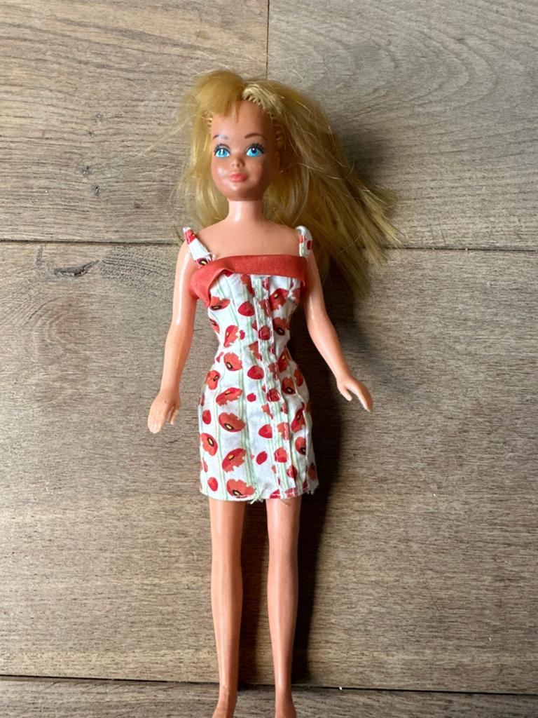 Vintage Barbie 1967 Skipper Korea, Ophalen of Verzenden, Zo goed als nieuw, Barbie