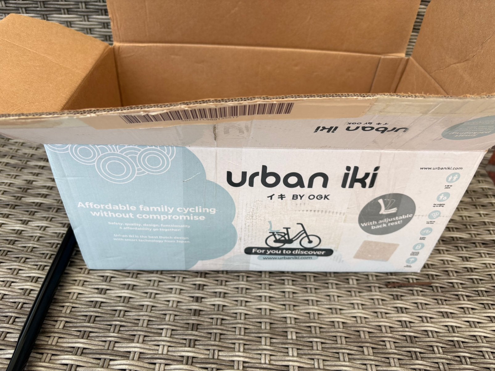 Urban Iki Junior fietszitje, Doe-het-zelf en Verbouw, Tegels, Wandtegels, Zo goed als nieuw, 10 m² of meer, Overige materialen