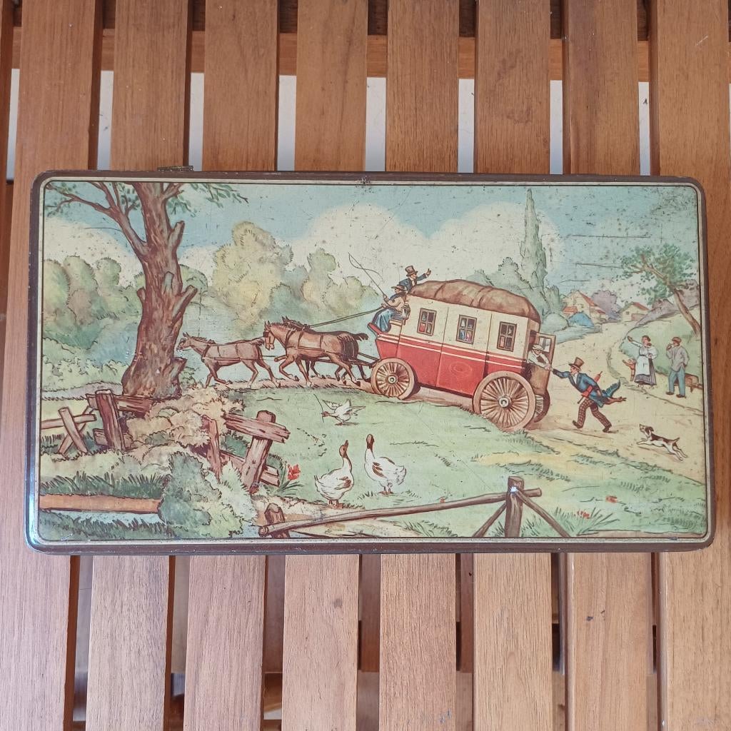 Kwatta chocolade blik, Ophalen of Verzenden, Gebruikt, Overige, Overige merken