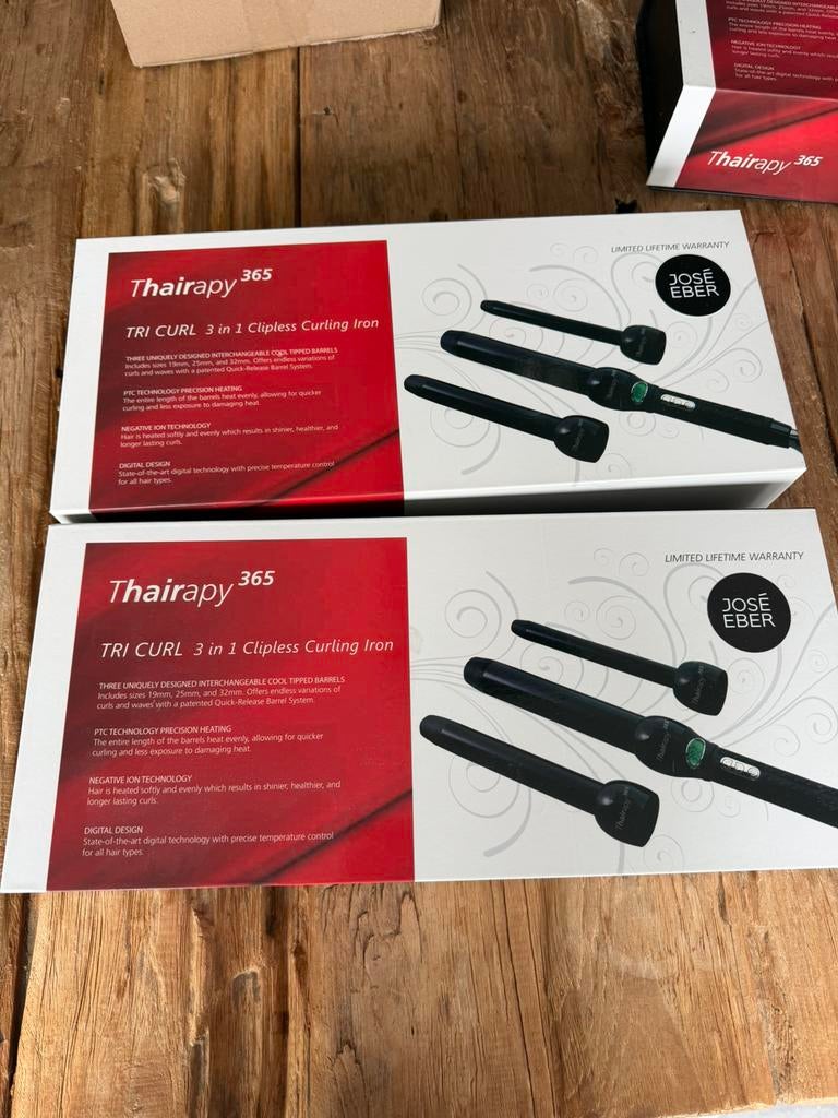 José Eber Thairapy clipless trio set afgeprijsd!, Sieraden, Tassen en Uiterlijk, Uiterlijk | Haarverzorging, Ophalen of Verzenden