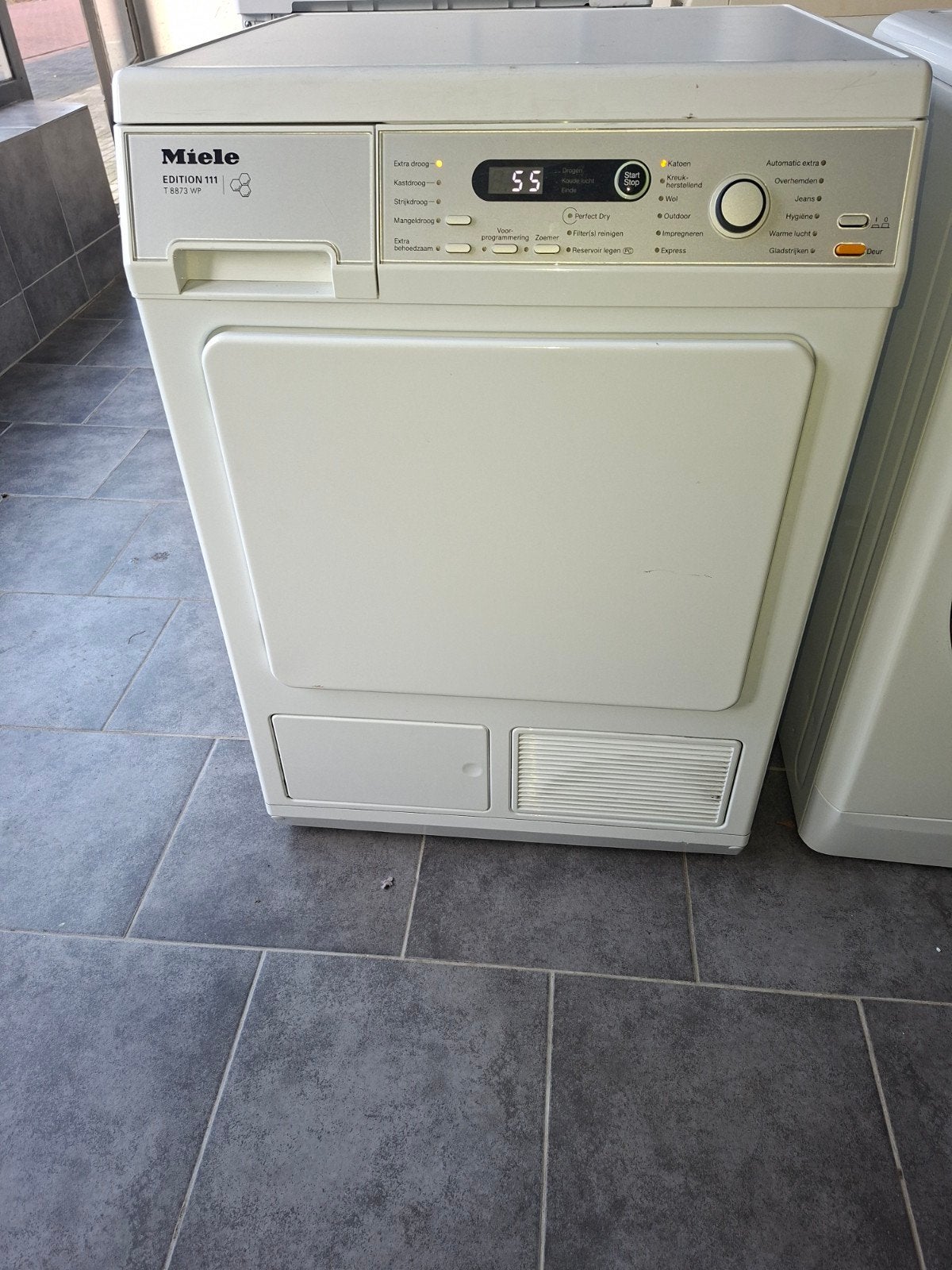 Miele warmtepompdroger (A+), Witgoed en Apparatuur, Ophalen, 6 tot 8 kg, Gebruikt, Anti-kreukfase