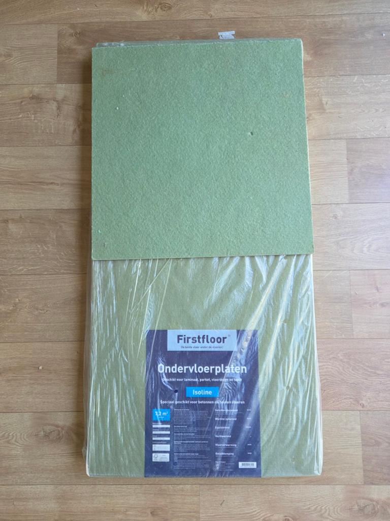 Firstfloor ondervloerplaten - 6,5 tegels gratis af te halen, Ophalen
