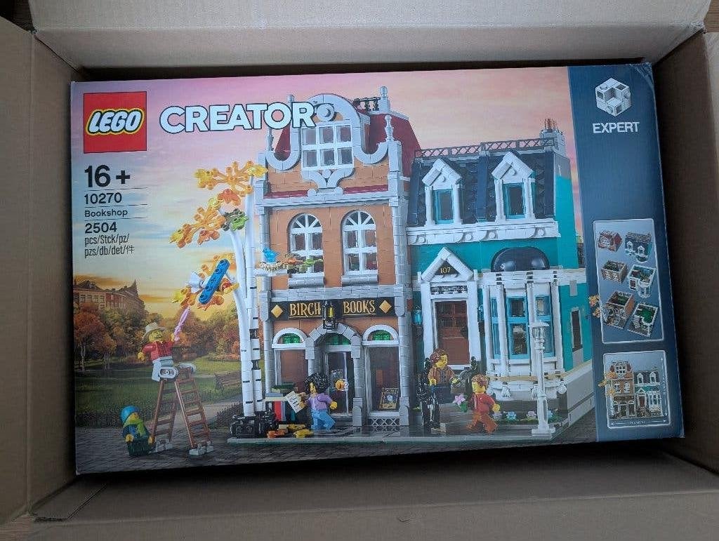 Lego 10270 Boekenwinkel, Kinderen en Baby's, Speelgoed | Duplo en Lego, Lego, Nieuw, Ophalen of Verzenden, Complete set