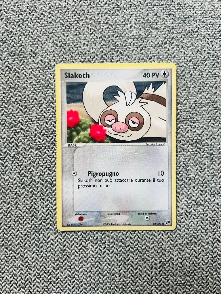 Slakoth 80/100 Ex Sandstorm Pokemon, Verzenden, Zo goed als nieuw, Losse kaart, Foil