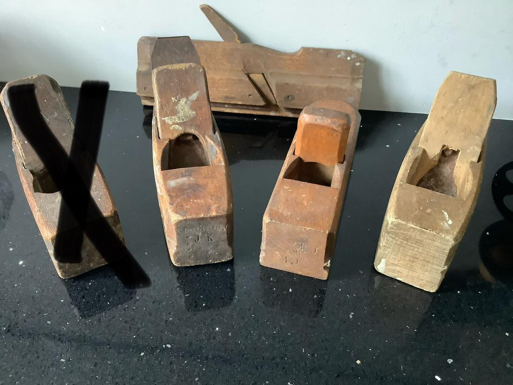4 Antieke blokschaven, Antiek en Kunst, Ophalen of Verzenden