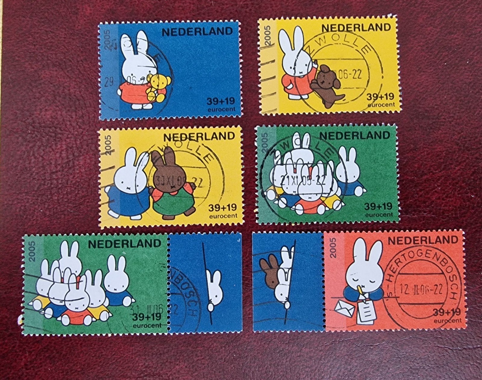 kv741 nijntje  Postzegels Nederland 2005 - Gestempeld, Ophalen of Verzenden, Na 1940, Gestempeld
