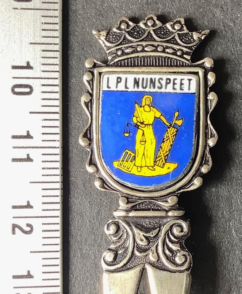 suikerlepel, Militair, Lpl. Nunspeet, gekruiste geweren (L21, Ophalen of Verzenden, Gebruikt