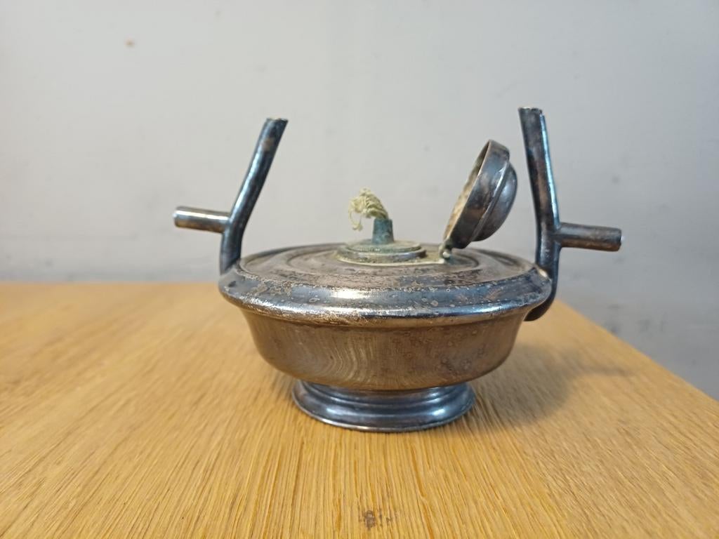 Authentieke Betty-lamp / Snotneus – 19e eeuw, Ophalen of Verzenden