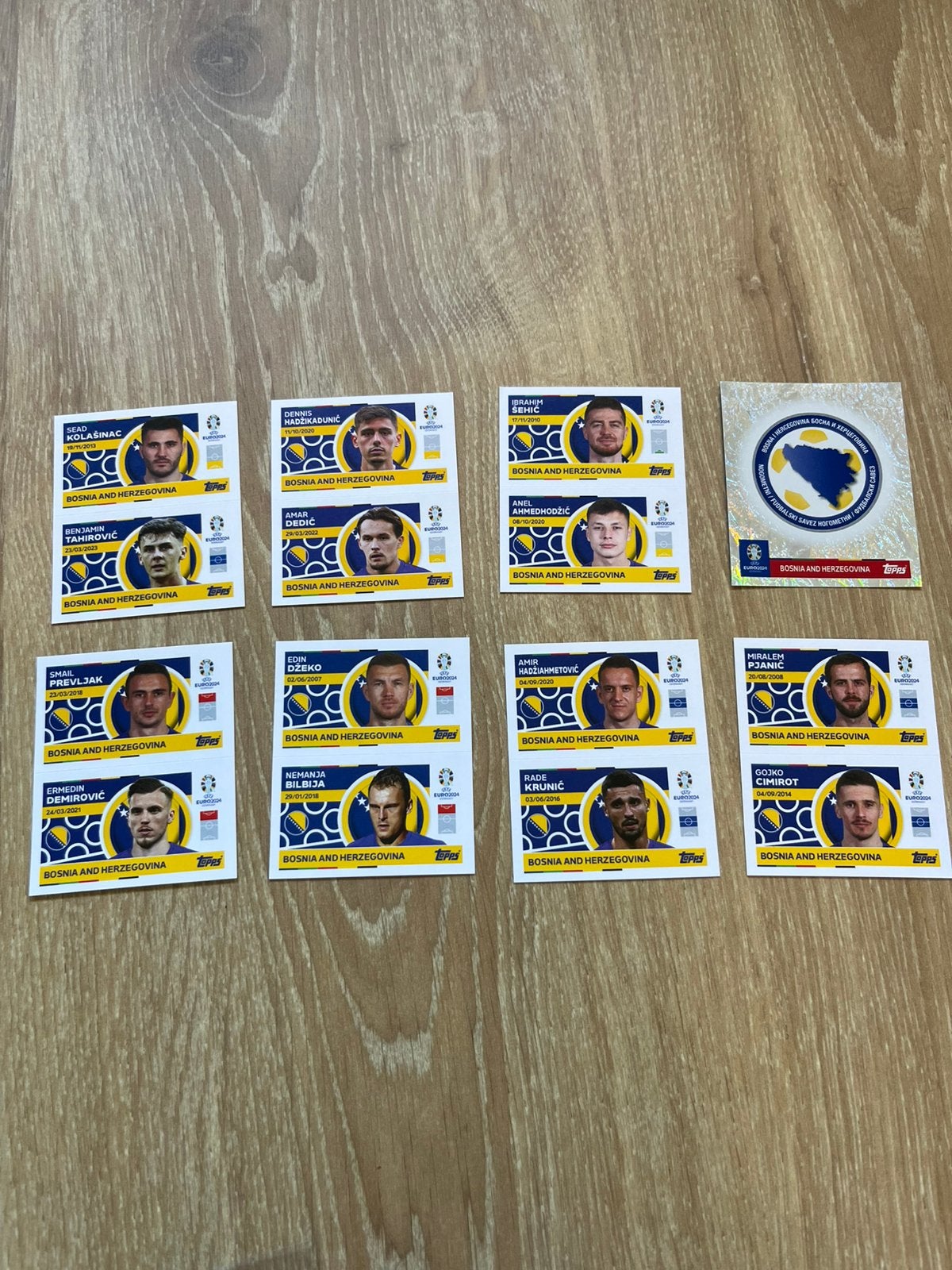 Ek 2024 bosnië en herzegovina volledig team, Ophalen of Verzenden