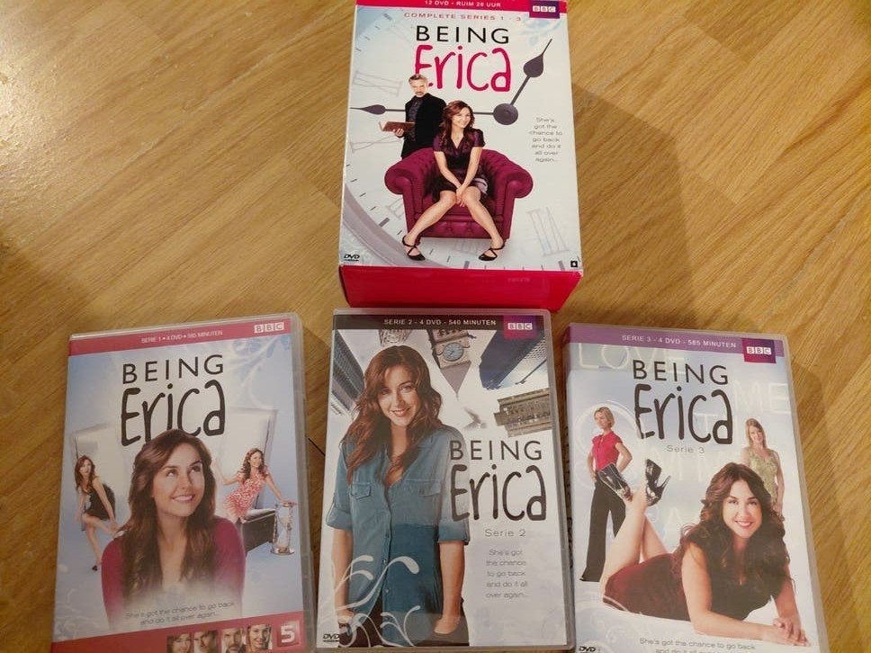 BBC serie BEING ERICA seizoen 1 tm 3 boxset dvd, Cd's en Dvd's, Alle leeftijden, Ophalen of Verzenden, Zo goed als nieuw, Komedie