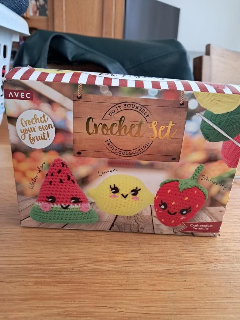 Nieuw haaksetje haak je eigen fruit, Ophalen of Verzenden
