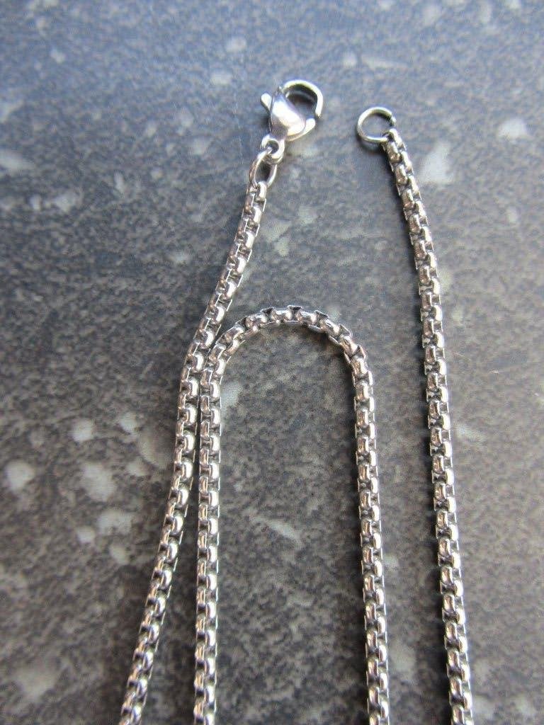 ketting, Sieraden, Tassen en Uiterlijk, Kettingen, Verzenden, Zo goed als nieuw, Zilver, Overige materialen