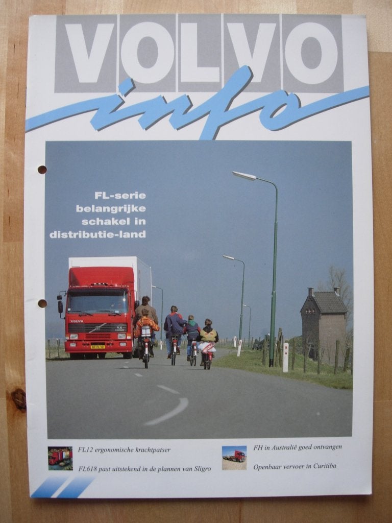 Volvo Truck Magazine 1995 - FH FL FS, Boeken, Volvo, Zo goed als nieuw, Volvo, Ophalen of Verzenden