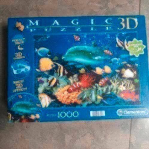 Puzzel 1000 zee 3d, Verzenden, 500 t/m 1500 stukjes, Zo goed als nieuw, Legpuzzel