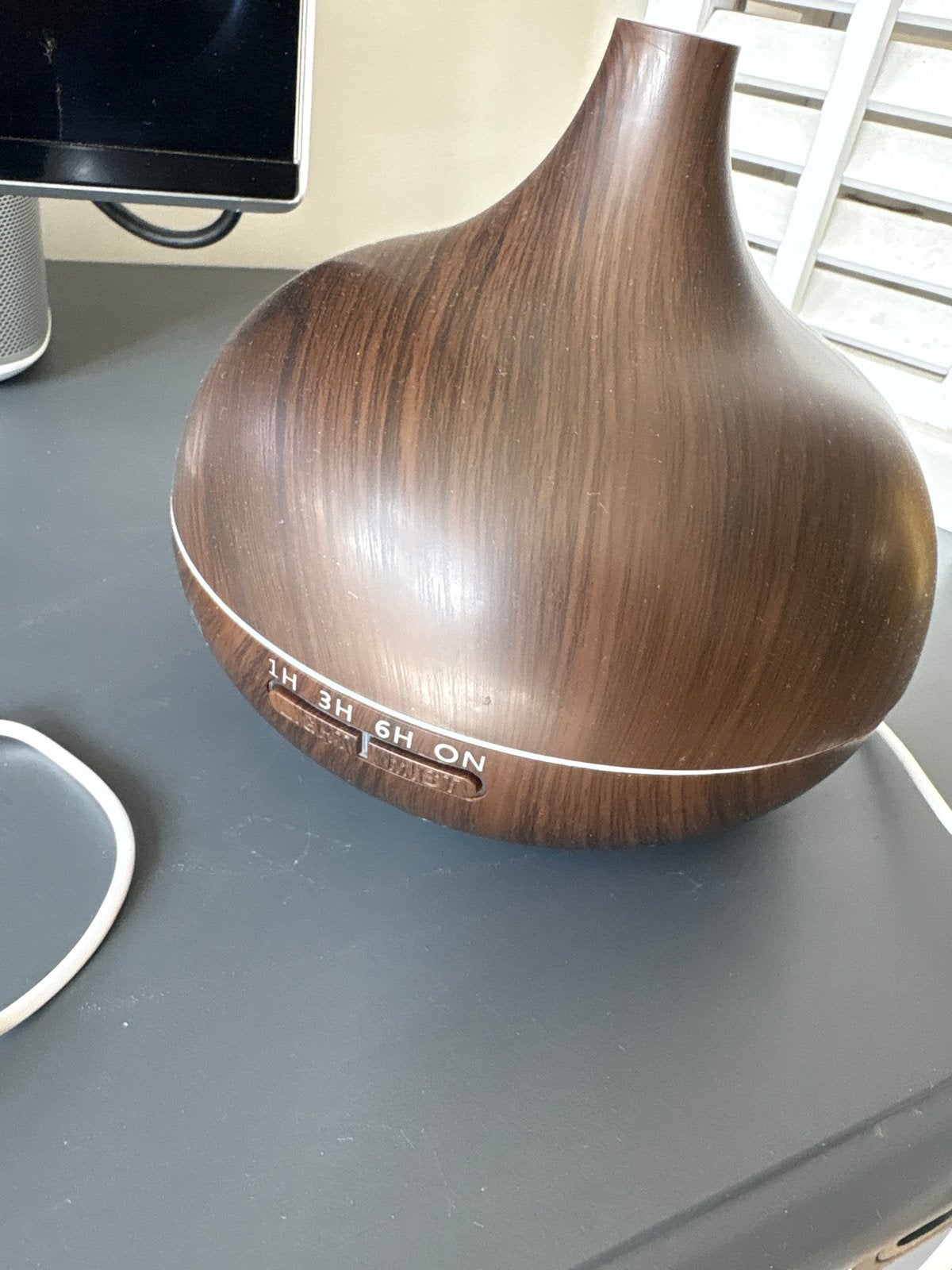 Aroma Diffuser Luchtbevochtiger Houtnerf, Huis en Inrichting, Woonaccessoires | Overige, Gebruikt, Kunststof, Ophalen of Verzenden