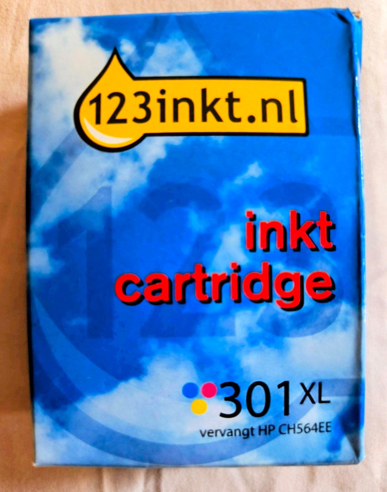 Cartridges 301XL nieuw 2x kleur en 1x zwart., Ophalen of Verzenden, Nieuw, Cartridge, 123inkt.nl