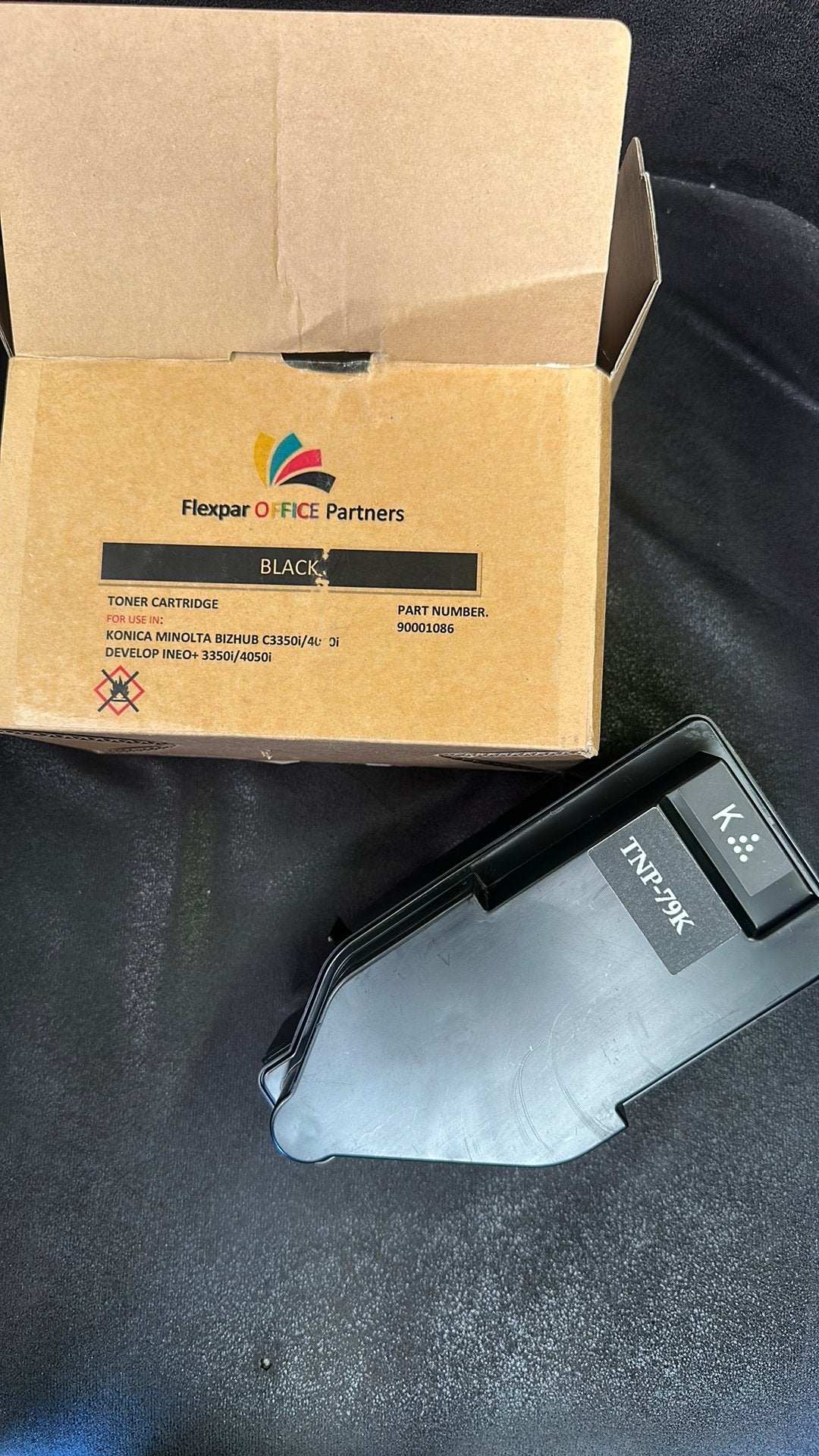 Zwarte toner konica minolta bizhub c3350i, Ophalen, Nieuw