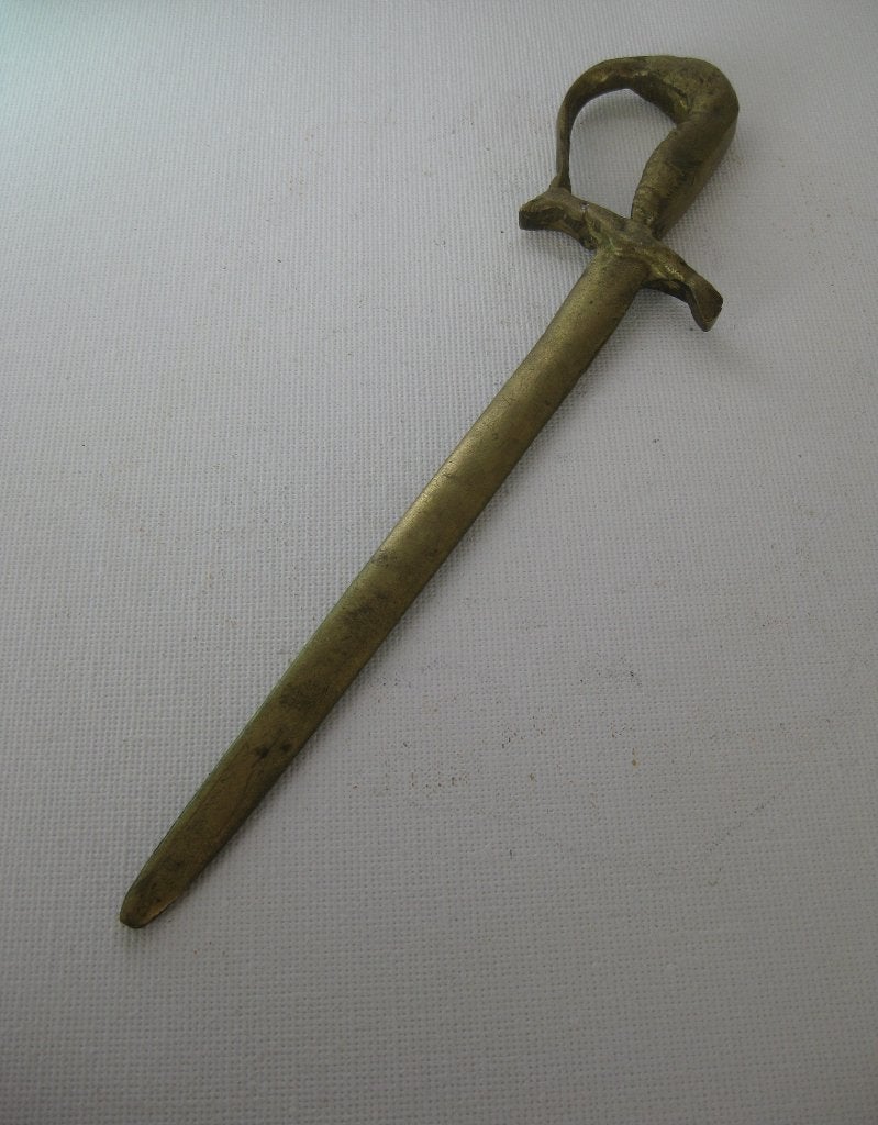 brievenopener, Ophalen