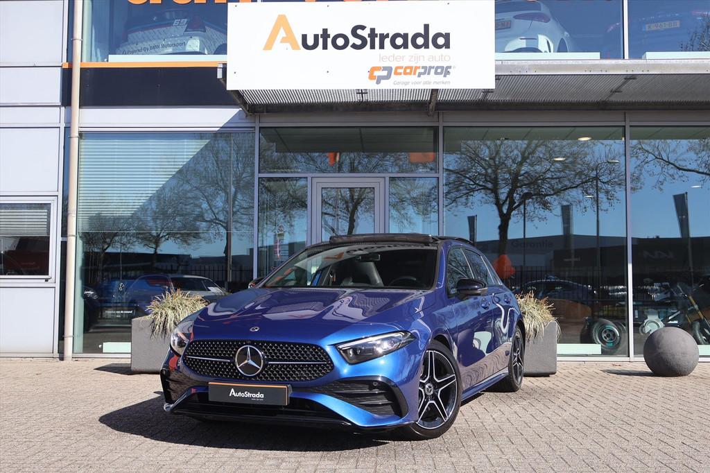 Mercedes A-Klasse A 180 AMG-Line 136pk | Cruise | Climate |, 136 pk, Gebruikt, 4 cilinders, Met garantie (alle)