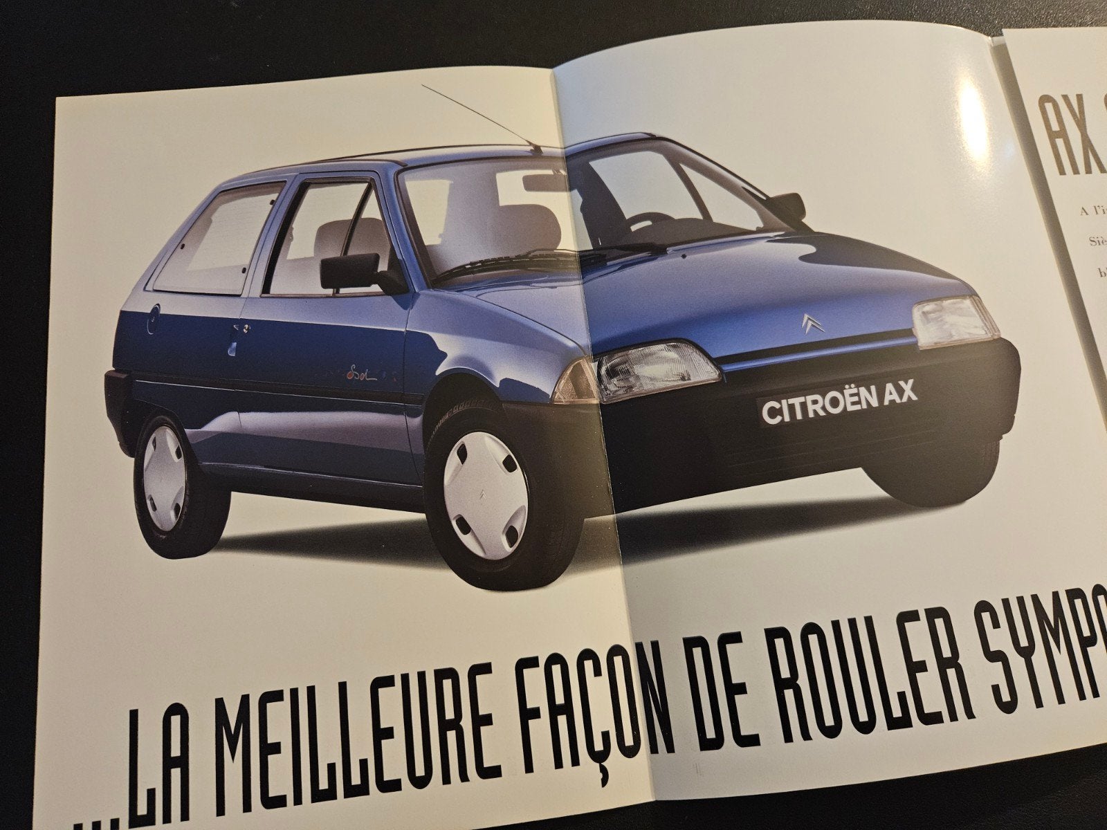 Brochure Citroën AX Spot 1994 Frankrijk, Ophalen of Verzenden, Zo goed als nieuw, Citroën
