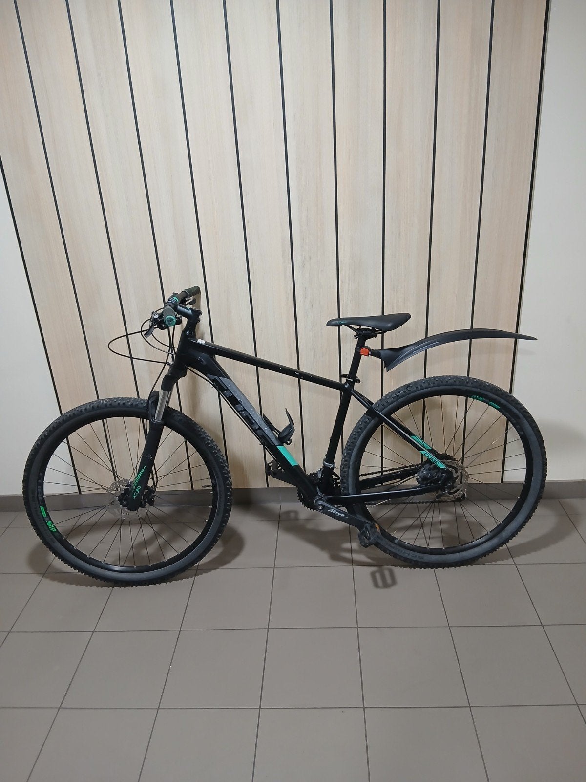Cube analog Mountainbike Zwart/Groen 29 inch