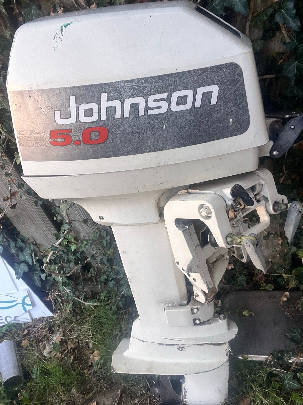 Johnson 5.0 Buitenboordmotor electrisch startend, Ophalen of Verzenden, Gebruikt