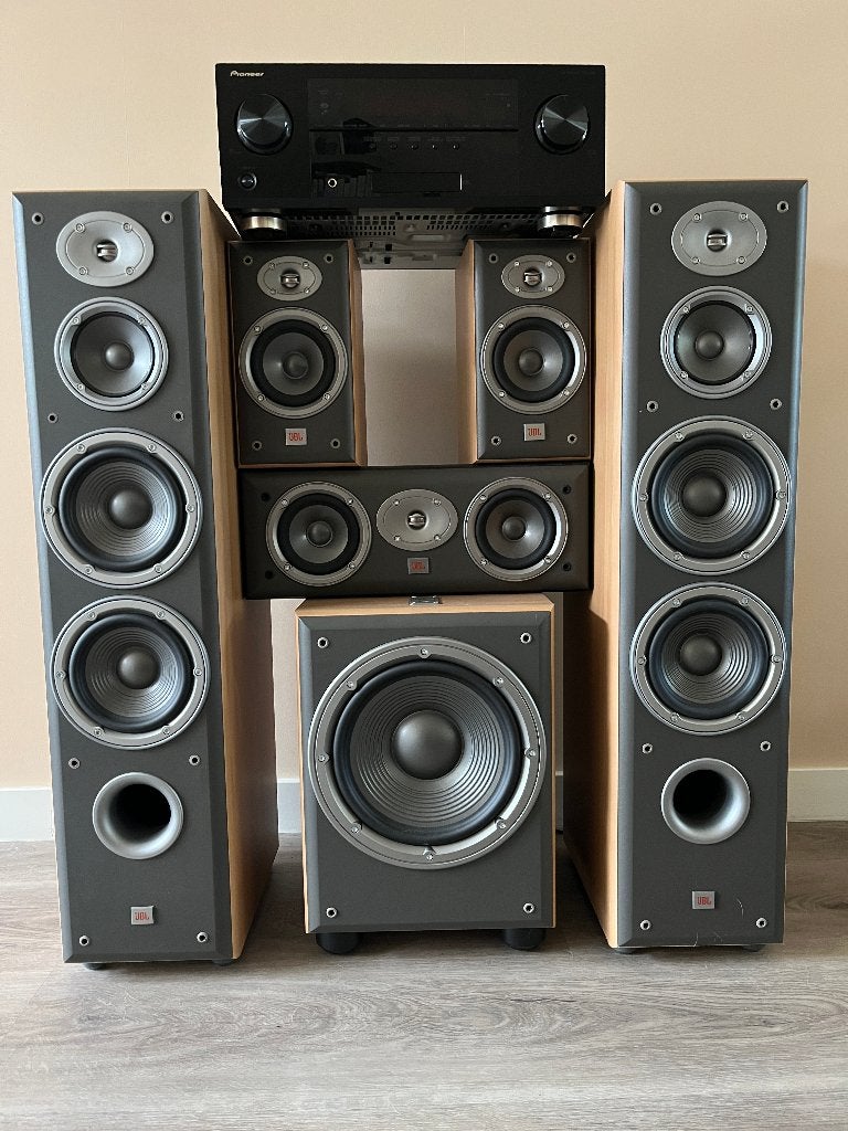 JBL Northridge 5.1 speakerset + Pioneer VSX-922 (WIFI), Ophalen, Gebruikt, 70 watt of meer, Pioneer