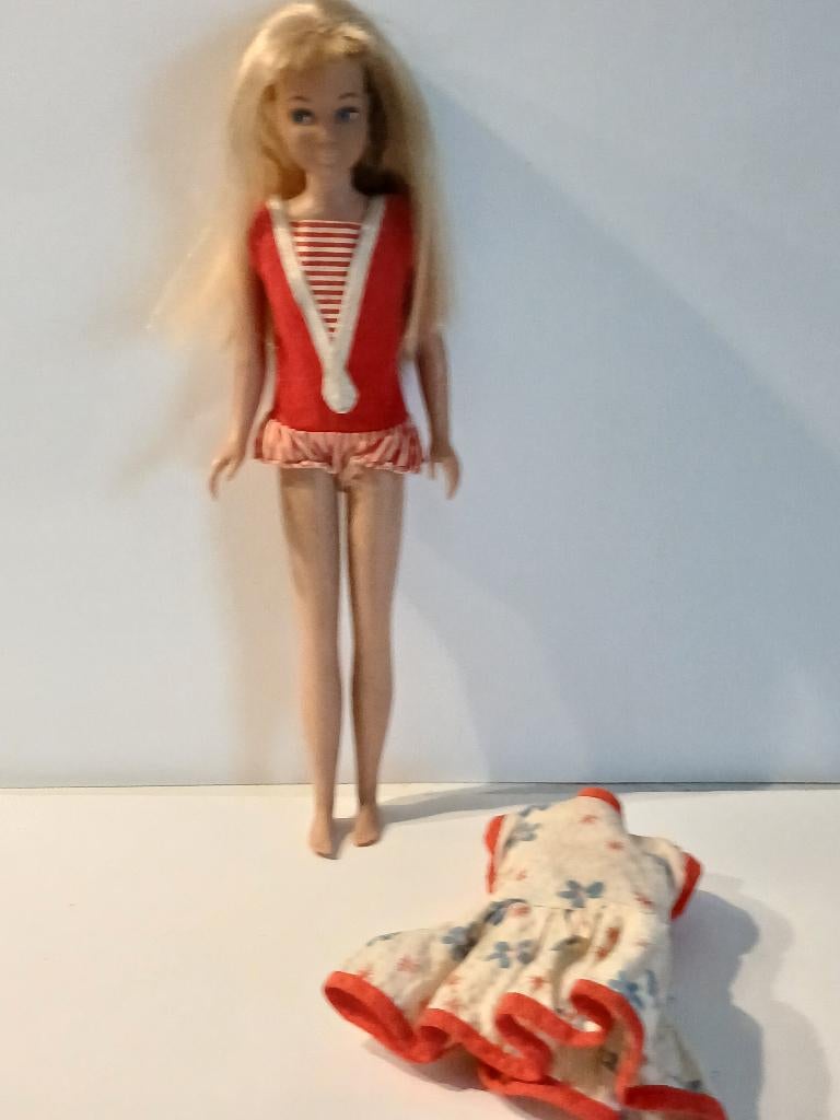 Vintage Jaren 60 Barbie Mattel Skipper, Ophalen of Verzenden, Gebruikt, Pop