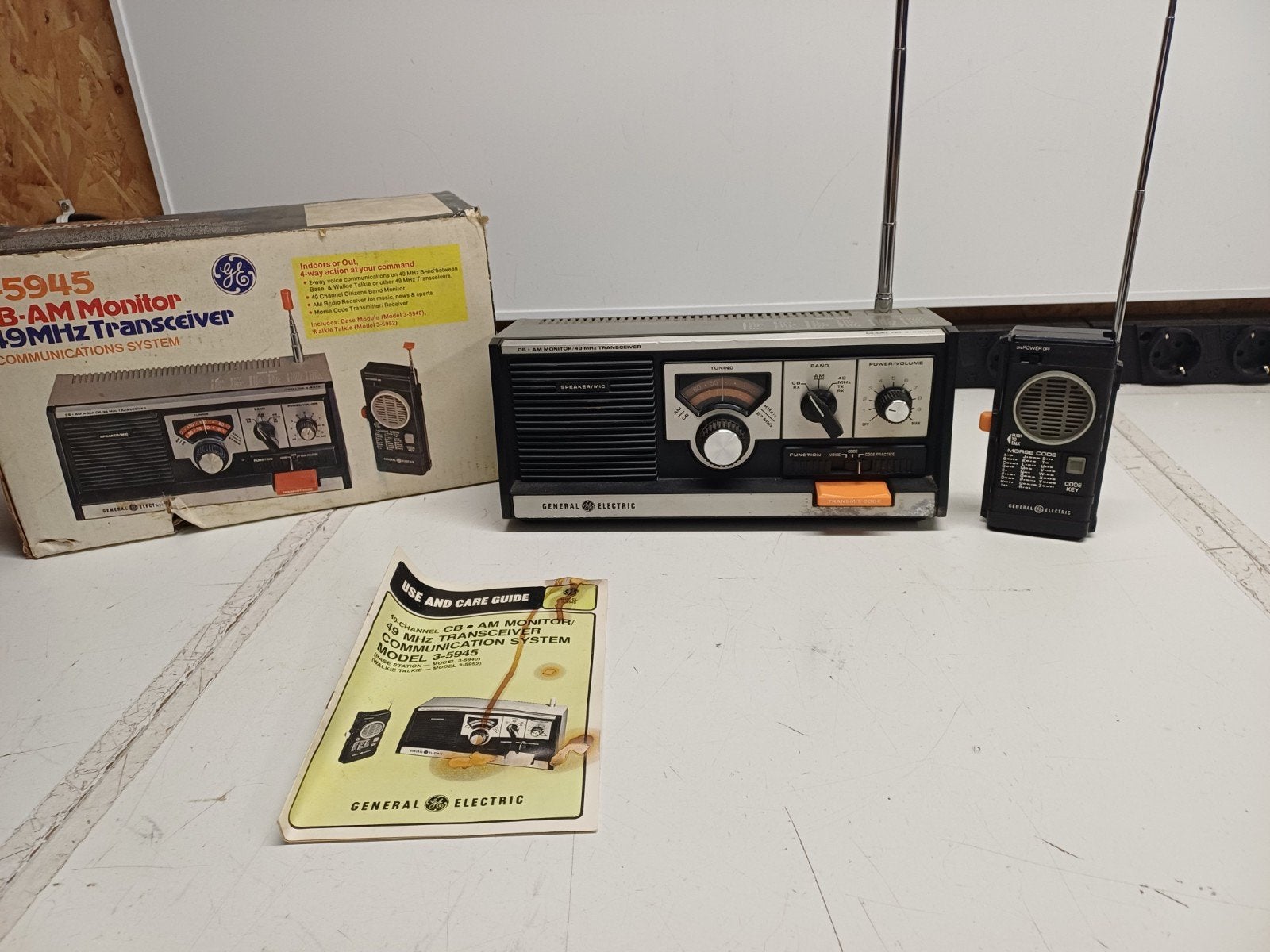 General Electric 3-5945, Ophalen of Verzenden, Gebruikt, Zender en Ontvanger