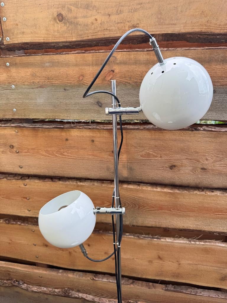 Vintage vloerlampen | Gepo | Raak | Anvia | Herda | Dijkstra, Huis en Inrichting, Lampen | Vloerlampen, Glas, Ophalen of Verzenden