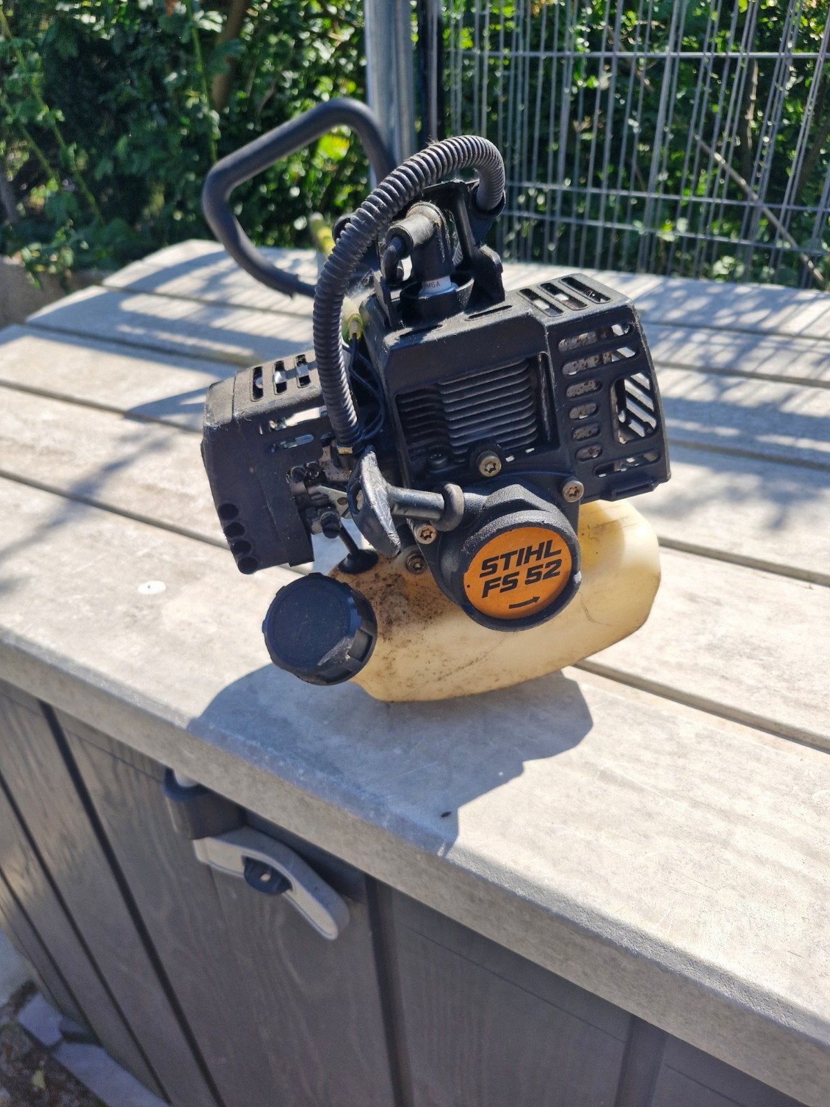 Stihl FS52 2 takt bosmaaier grastrimmer, Tuin en Terras, Hand-tuingereedschap, Ophalen, Gebruikt