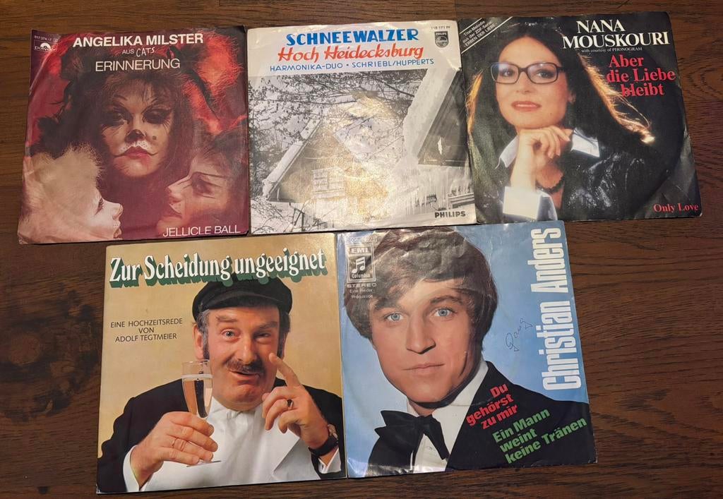 Bundel van 5 vinyl singles, Ophalen of Verzenden, Gebruikt, Overige formaten, Pop