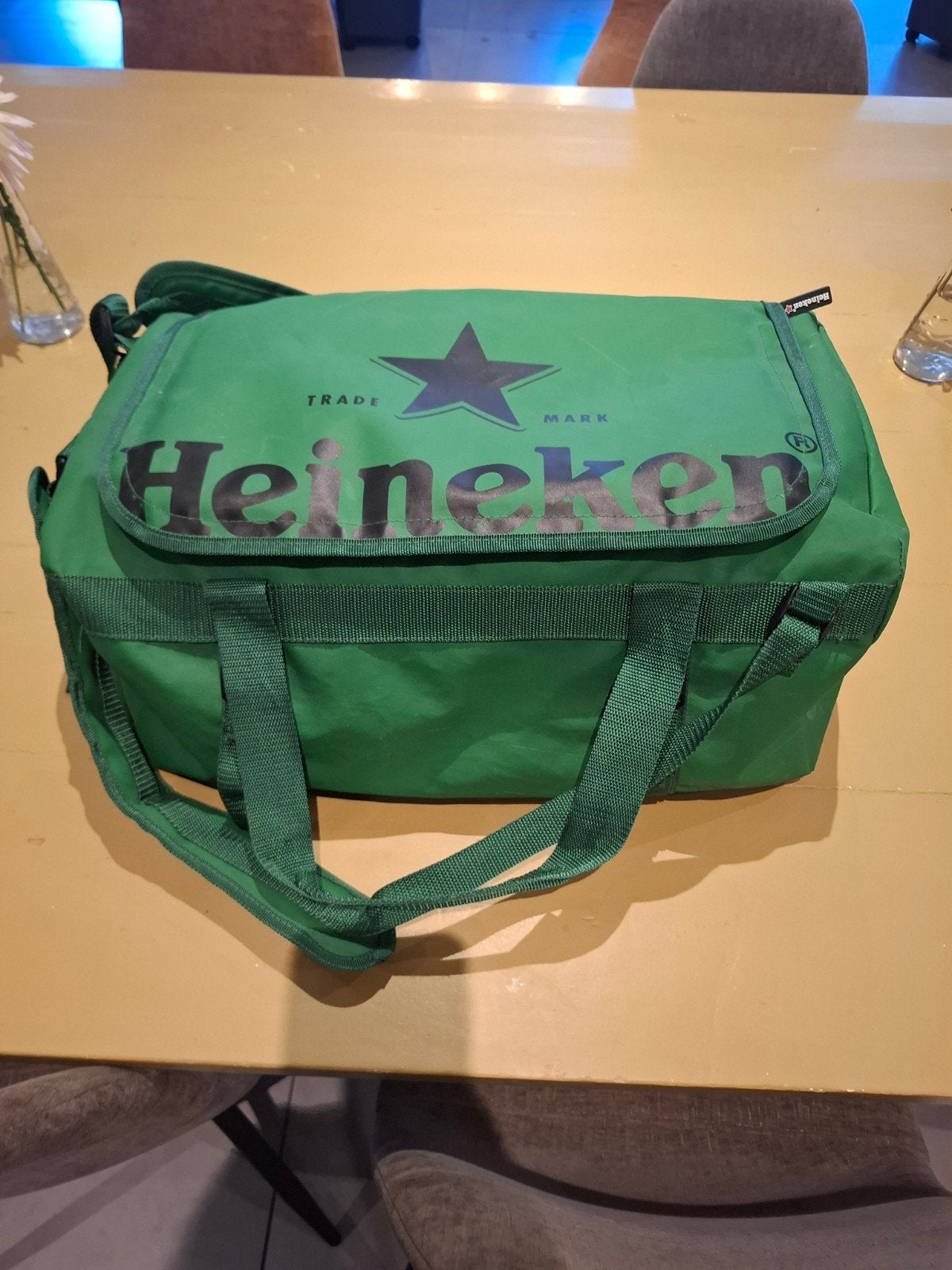 Heineken Sporttas / Reistas - Groen, Overige merken, 40 cm of meer, Gebruikt, Ophalen of Verzenden