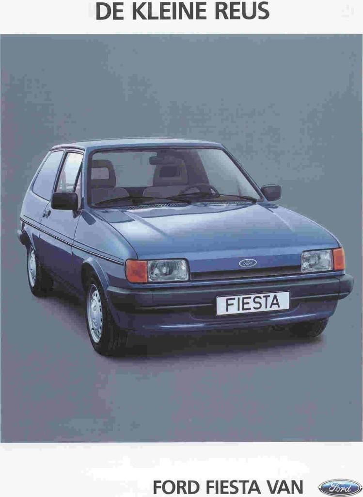 Ford Fiesta Van: de kleine reus (aug. 1983), Ophalen of Verzenden, Nieuw, Ford