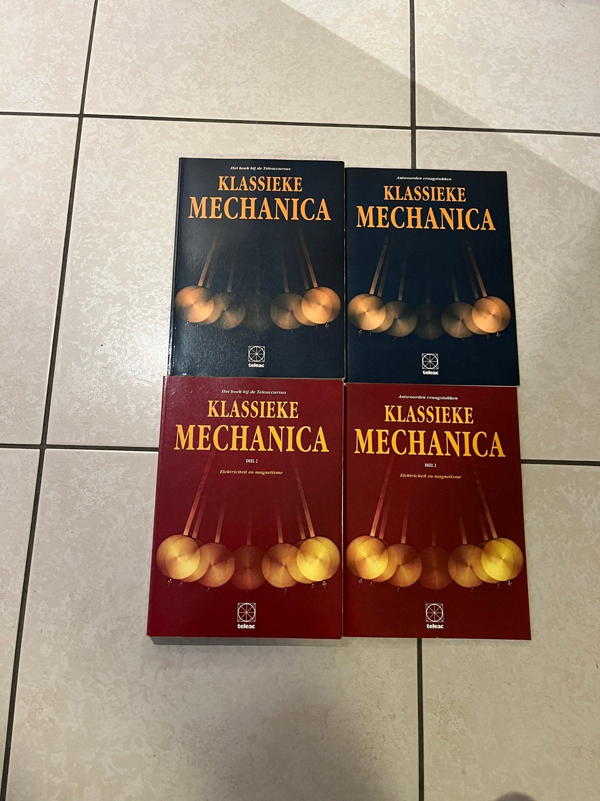 Klassieke Mechanica - Teleac (4 boeken), Boeken, Ophalen of Verzenden, Zo goed als nieuw, Overige onderwerpen