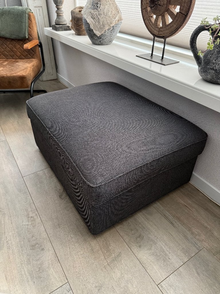 Ikea KIVIK poef/hocker met bergruimte - 90x70x43 cm, Ophalen, Modern, Functioneel, 50 tot 75 cm, Zo goed als nieuw